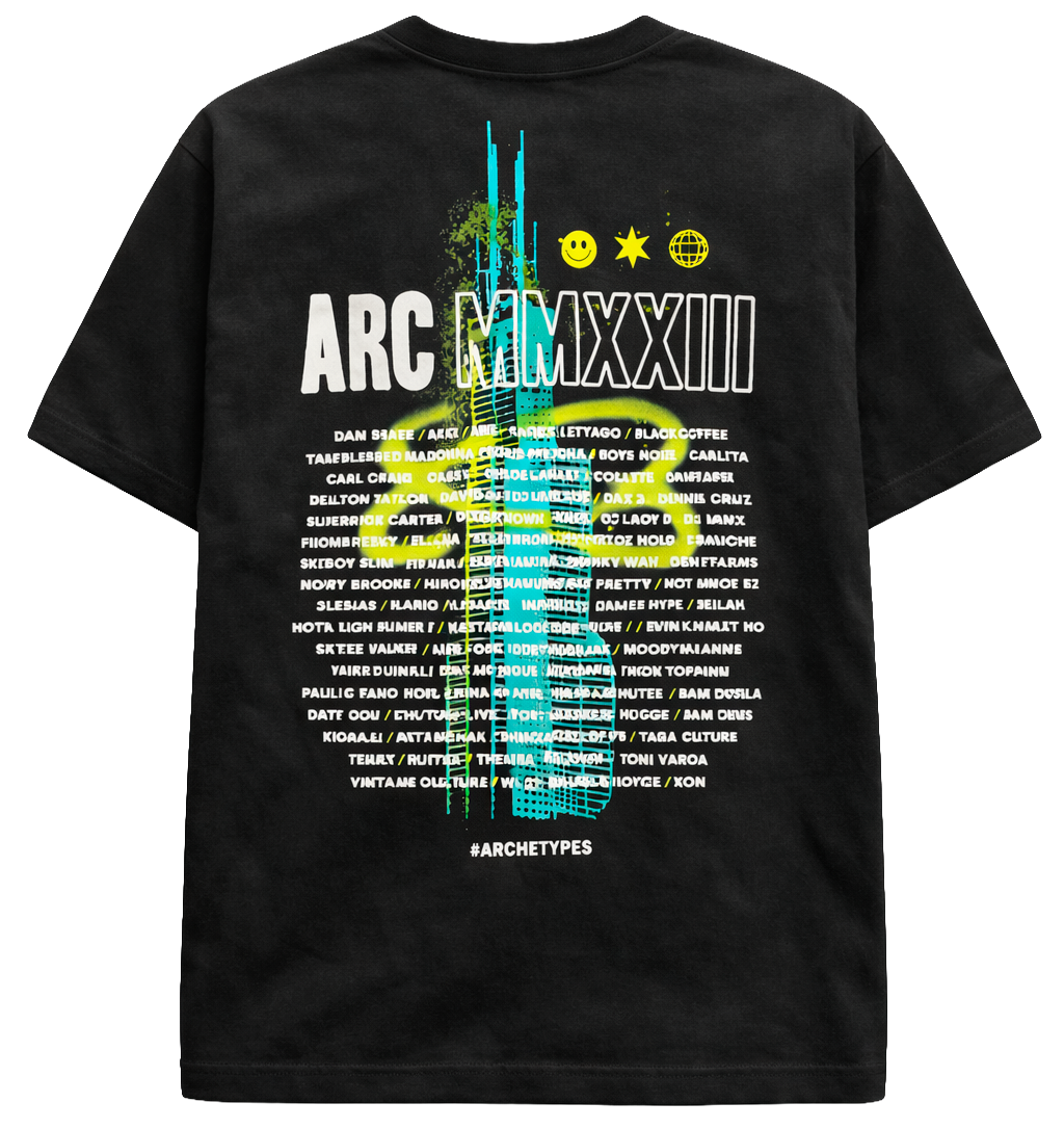ARC FESTIVAL MMXXIII T-SHIRT BLACK - SSARCBUI