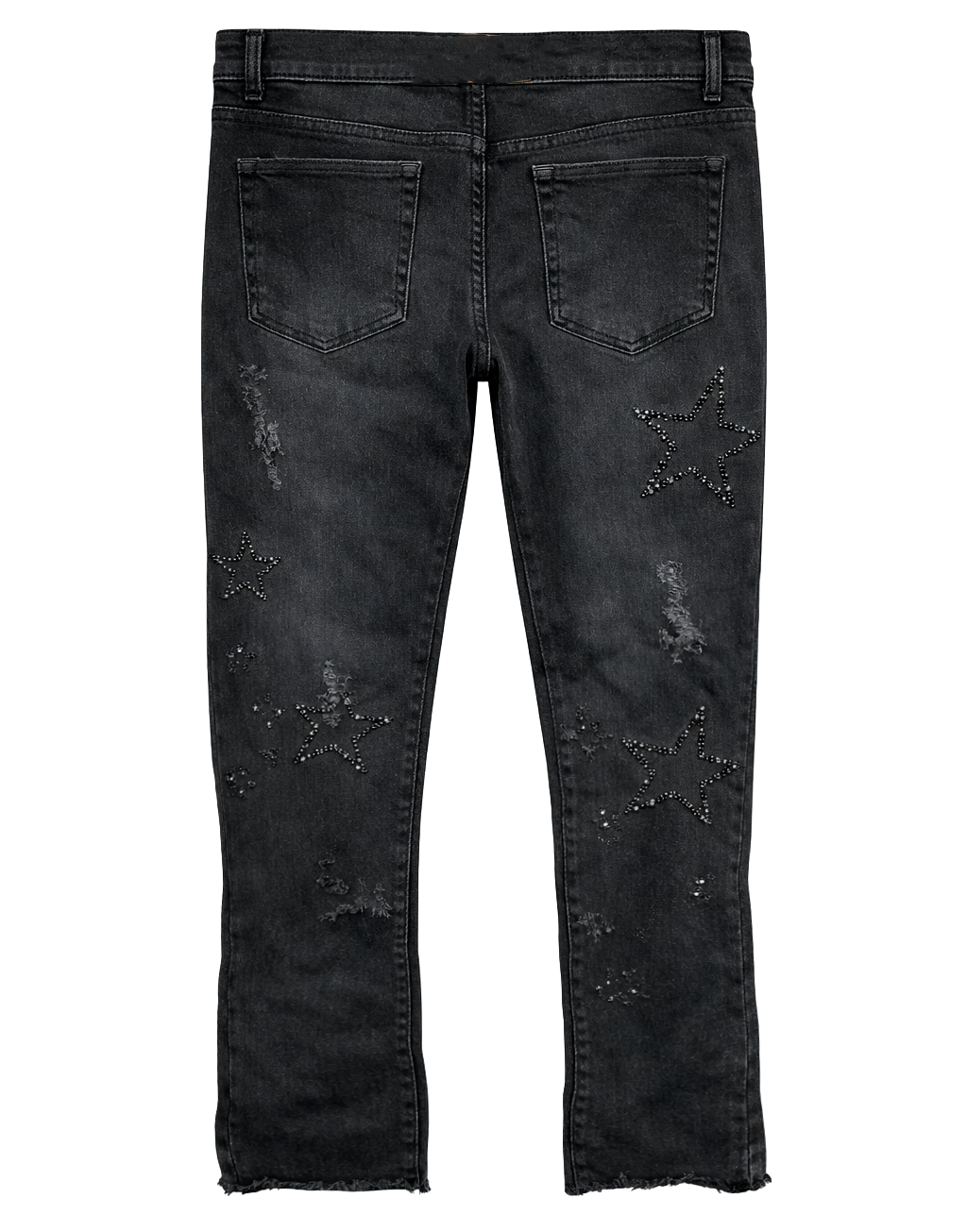 GFTD LA SUPER STAR STACKED JEANS WAX BLACK - GFDFW25-33