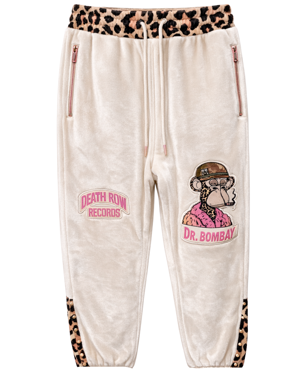 DEATH ROW RECORDS DIRTY PRINT JOGGER PANTS NATURAL - 2XC01614