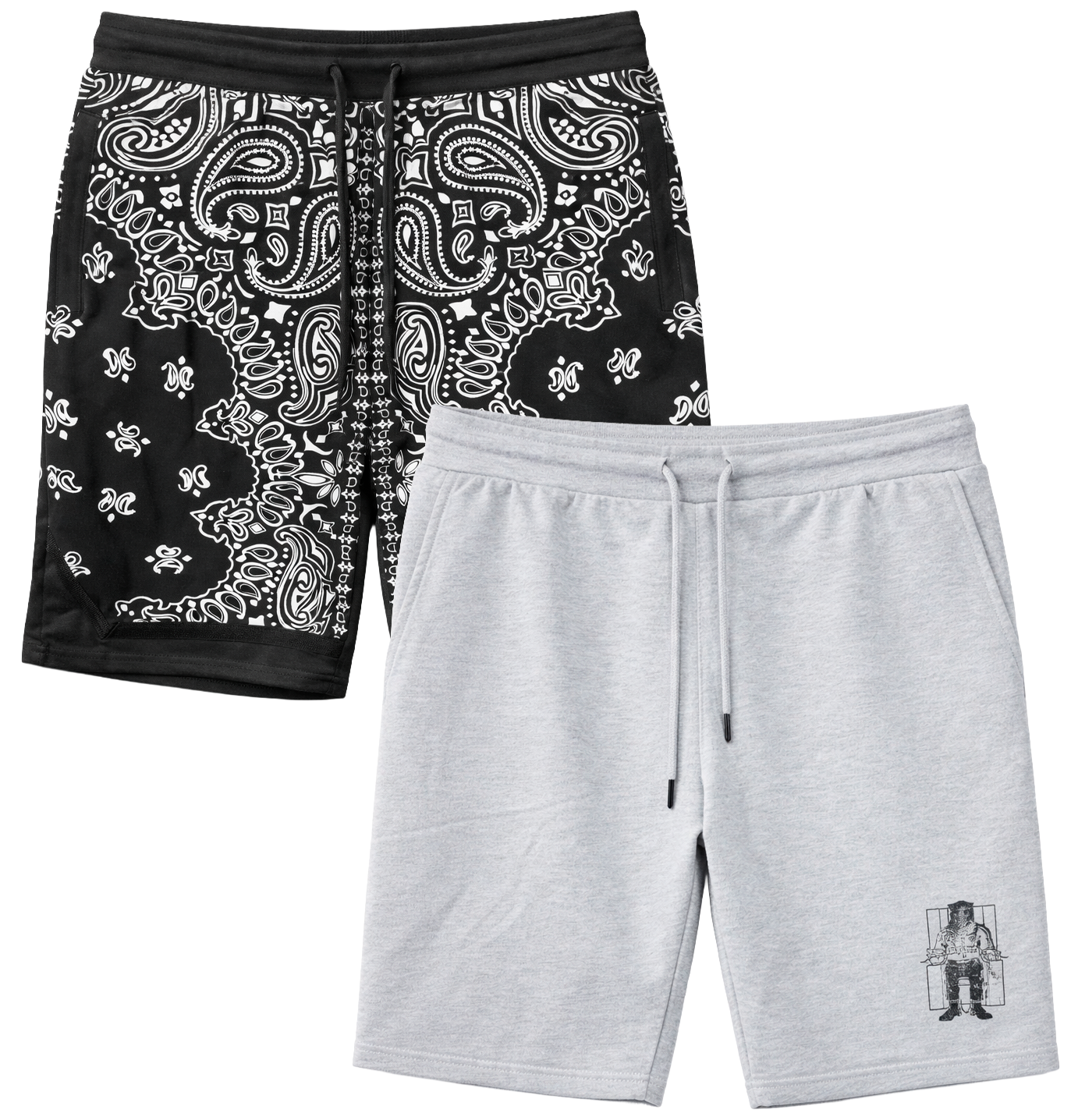 CROOKS & CASTLES X DEATH ROW ASSORTED SWEATSHORTS ASST - CCDRSWTSHT - Steal Deal