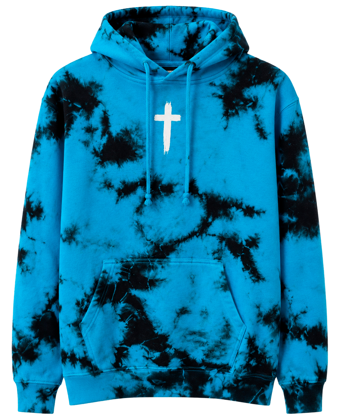 JESUS SAVES CROSS HOODIE TIE DYE - JESUS LOVES YOU