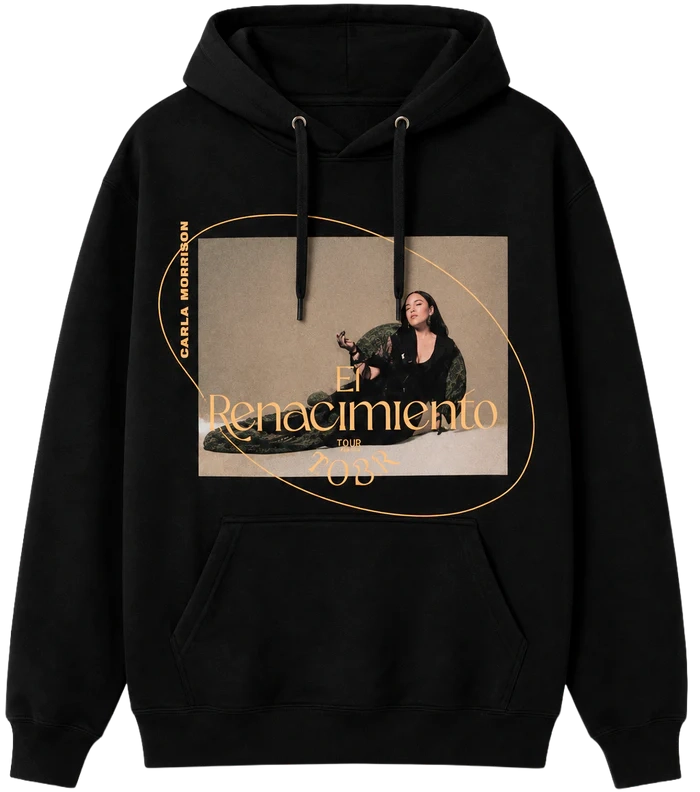 CARLA MORRISON TOUR HOODIE BLACK - CMH26