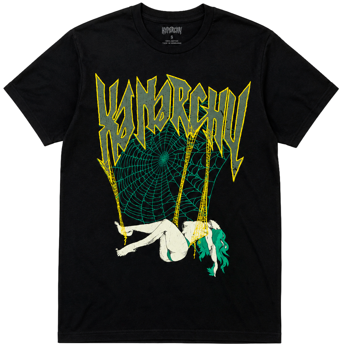 XANARCHY GRAPHIC T-SHIRT BLACK - XANO003