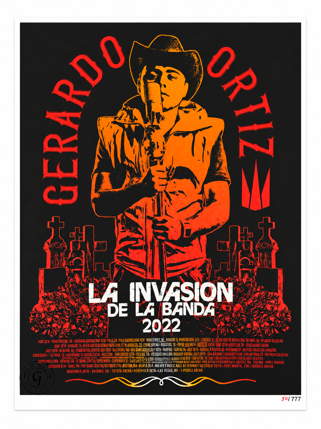 GERARDO ORTIZ TOUR POSTER MULTI - ORTIZ