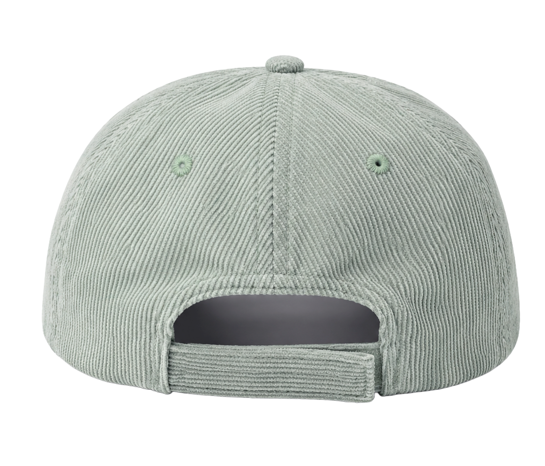 LICENSED PINK FLOYD CORDUROY STRAPBACK HAT LIGHT BLUE - PNKFDHT