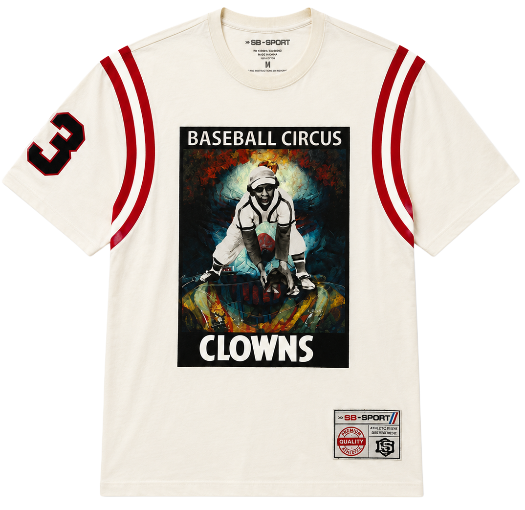 SD SPORT BASEBALL CIRCUS T-SHIRT OFF WHITE - SM4106OW