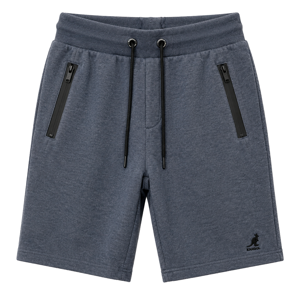 KANGOL LOGO FLEECE SWEAT SHORTS NAVY - K92445