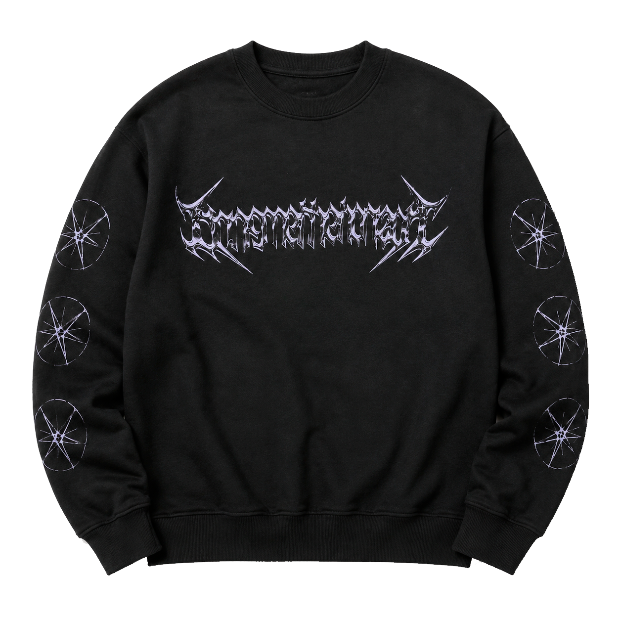 LICENSED MUSIC CREWNECK SWEATSHIRT BLACK - BRING ME TO THE HORIZON