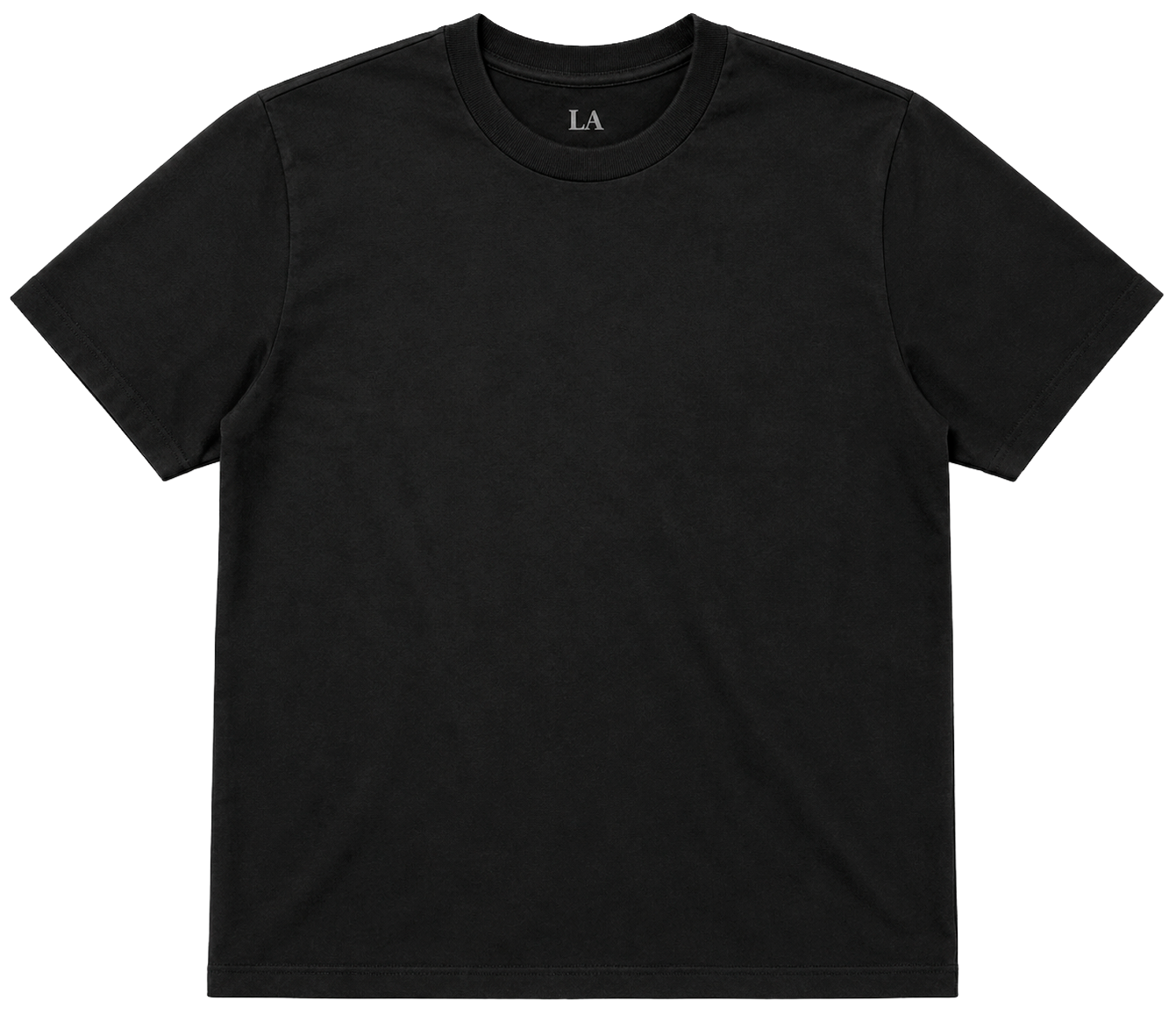 LA FAMILIA PREMIM BLANK T-SHIRT BLACK - LFHOL24KT003