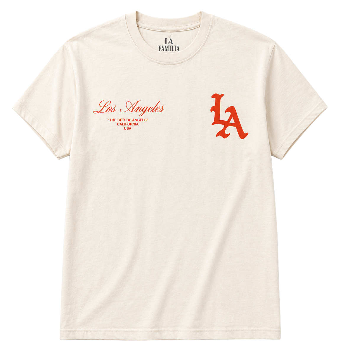 LA FAMILIA GRAPHIC T-SHIRT CREAM - TMSP25SS001