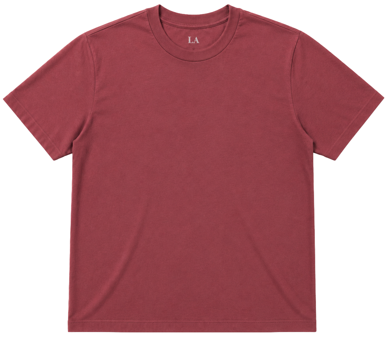 LA FAMILIA BLANK T-SHIRT CLAY RED - LFPS23SS005