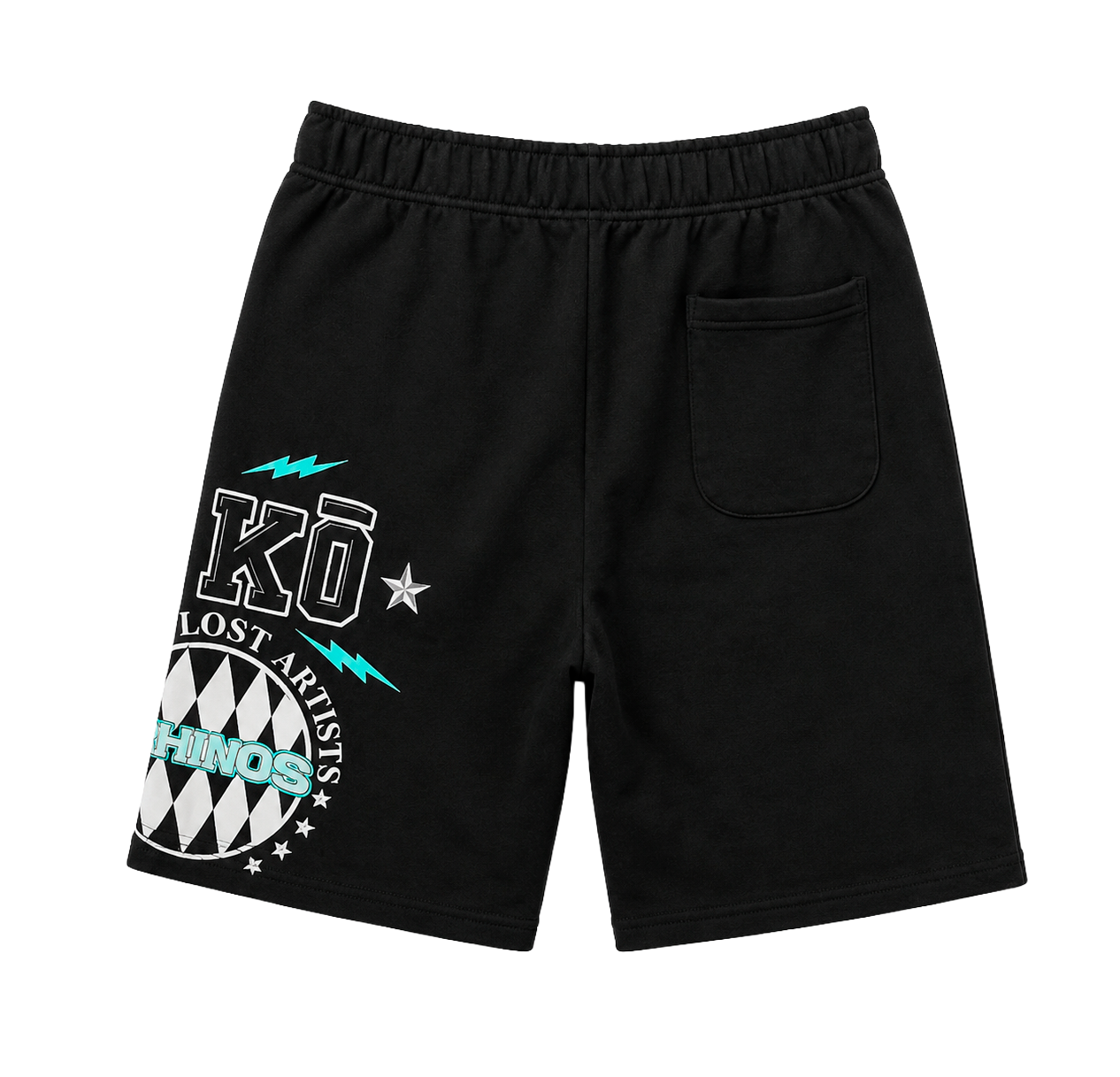ECKO UNLTD FLEECE SWEAT SHORT BLACK - EO15N488