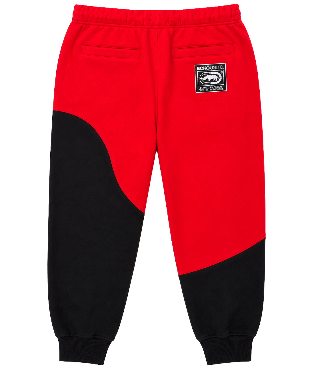 ECKO UNLTD FLEECE JOGGER PANT TRUE RED BLACK - EO14G1237B