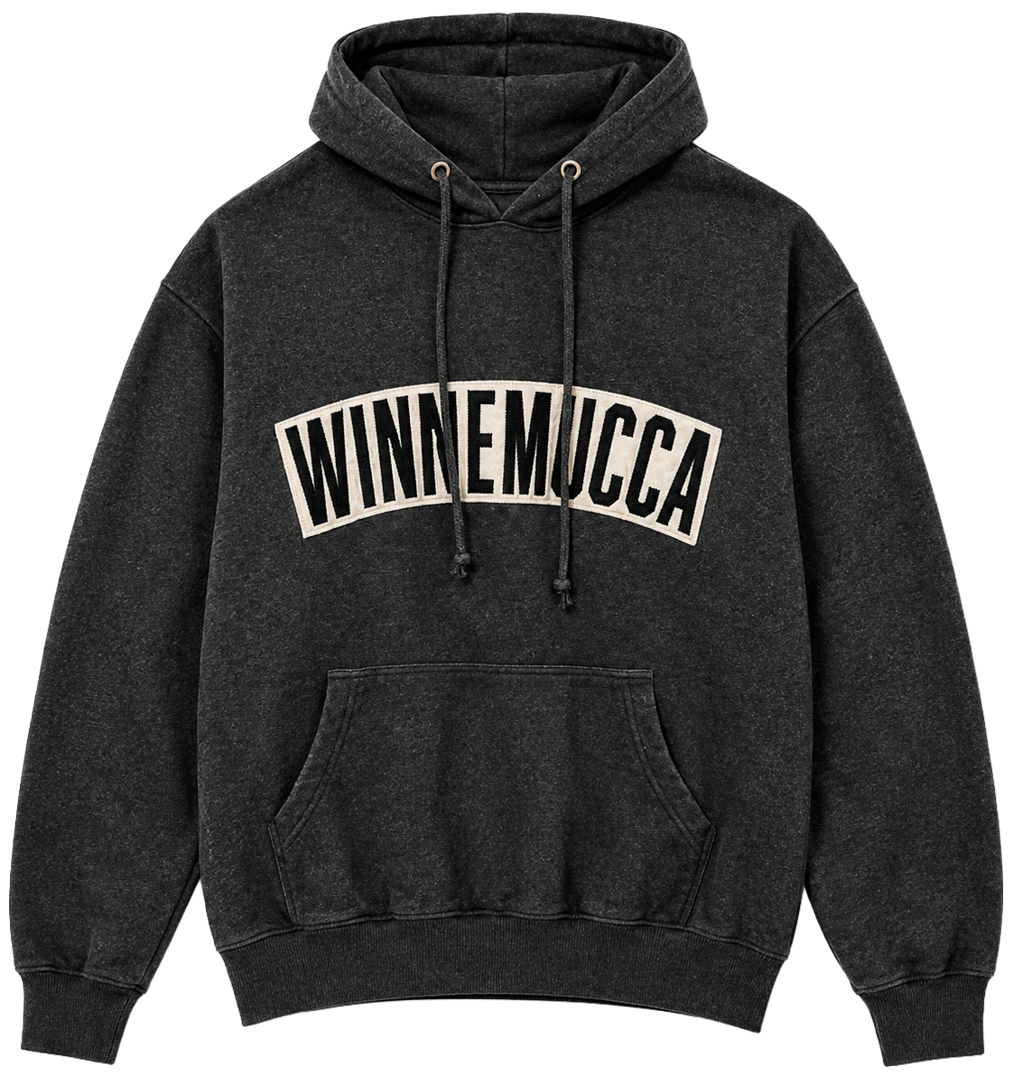 AMERICAN CROWN WINNEMUCCA NEVADA HOODIE BLACK - HE30BLK