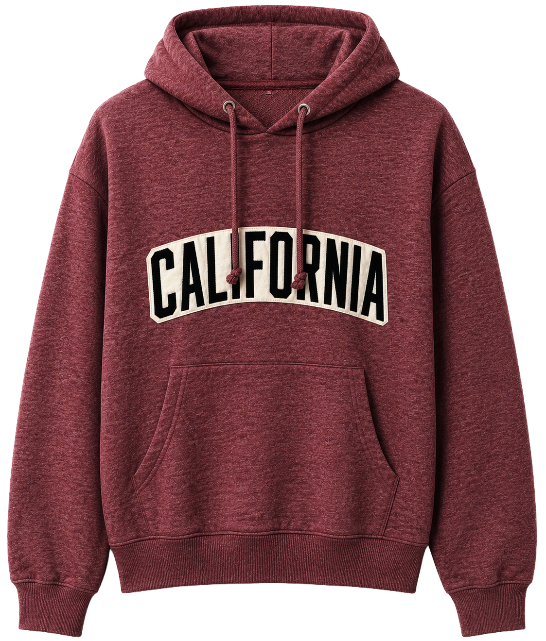AMERICAN CROWN CALIFORNIA HOODIE HMO / HTR MAROON - HE30HMO