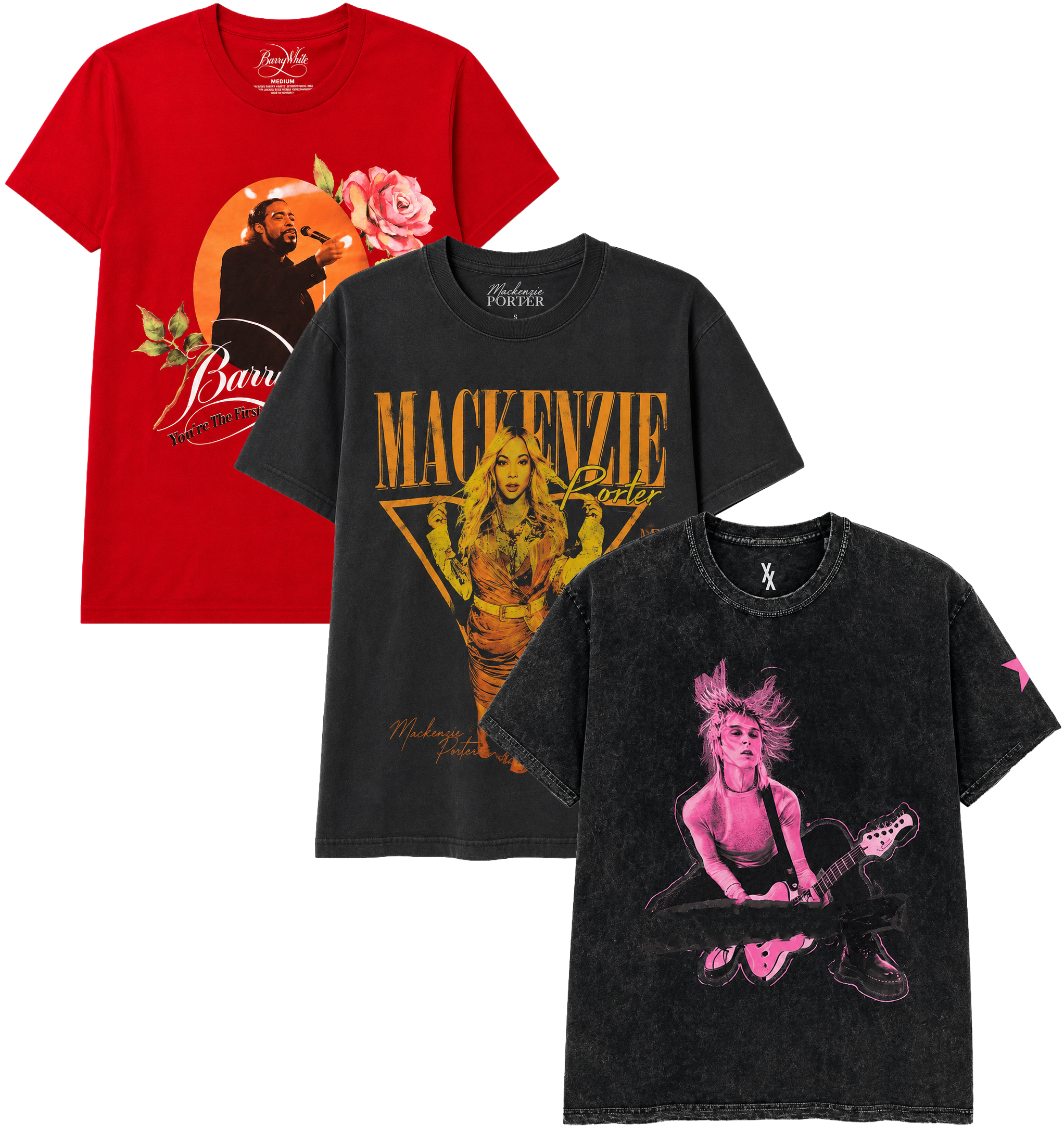 LICENSED MUSIC GRAPHIC T-SHIRTS ASSORTED - LICTSTJS1