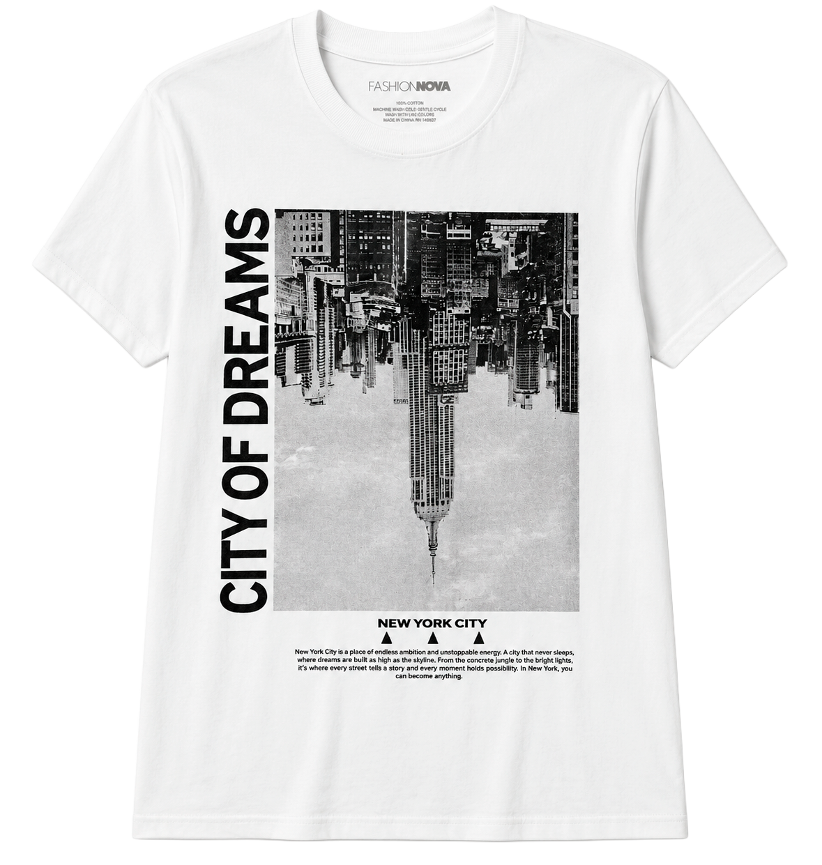 FASHION NOVA MENS GRAPHIC T-SHIRTS ASSORTED - FNSTSF1