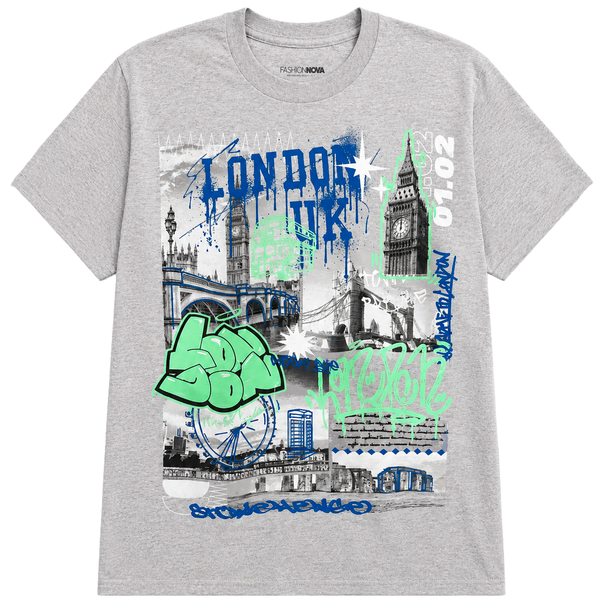 FASHION NOVA MENS GRAPHIC T-SHIRTS ASSORTED - FNSTSF1