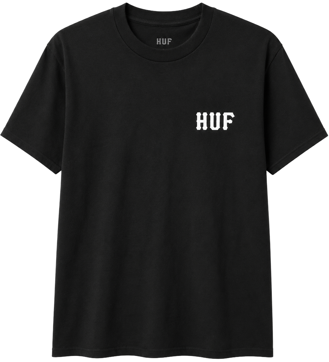 HUF WORLDWIDE LOGO T-SHIRT BLACK - HFST26