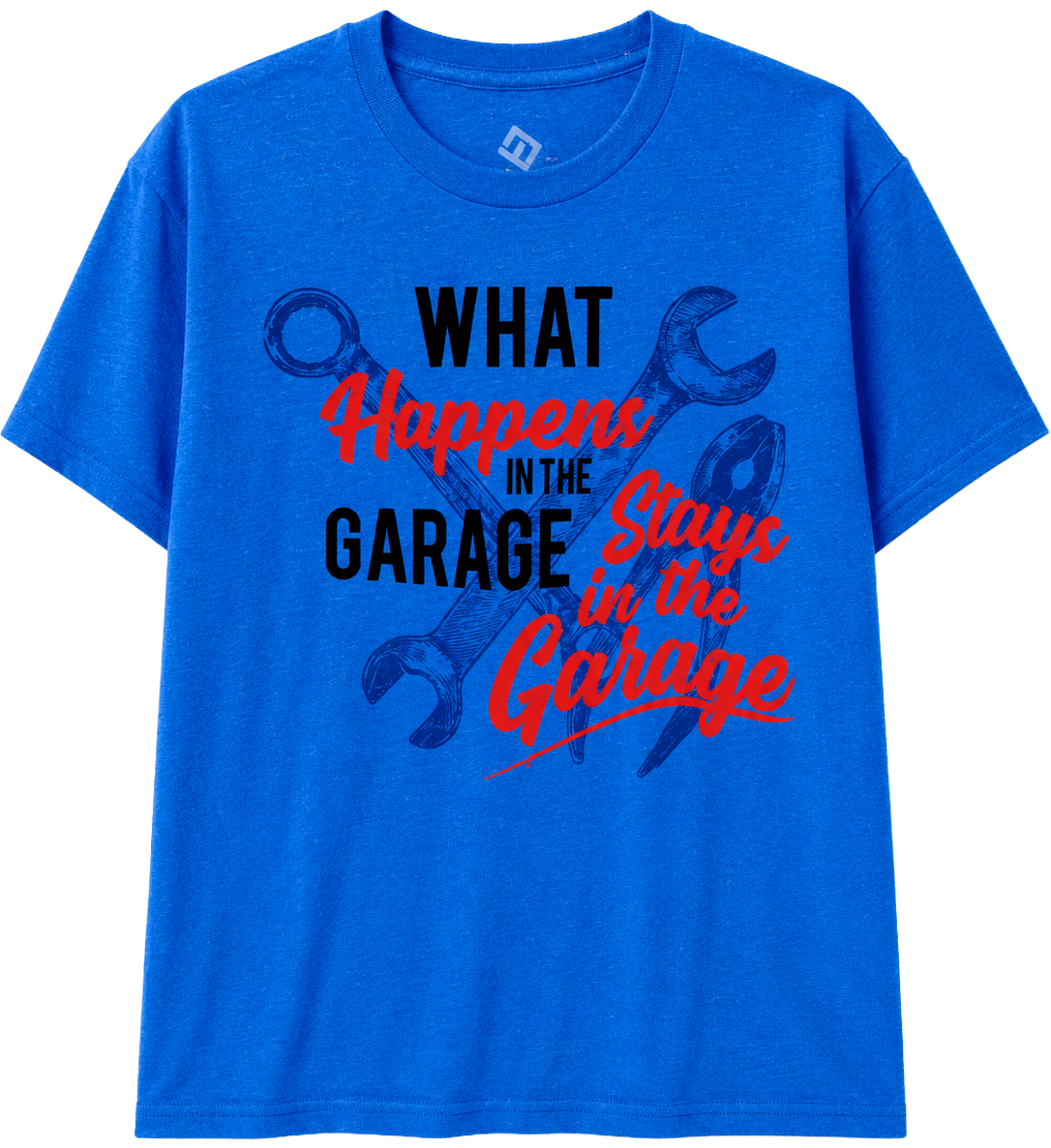 LICENSED GRAPHIC VERBAGE T-SHIRT NAVY - TS15400GENU
