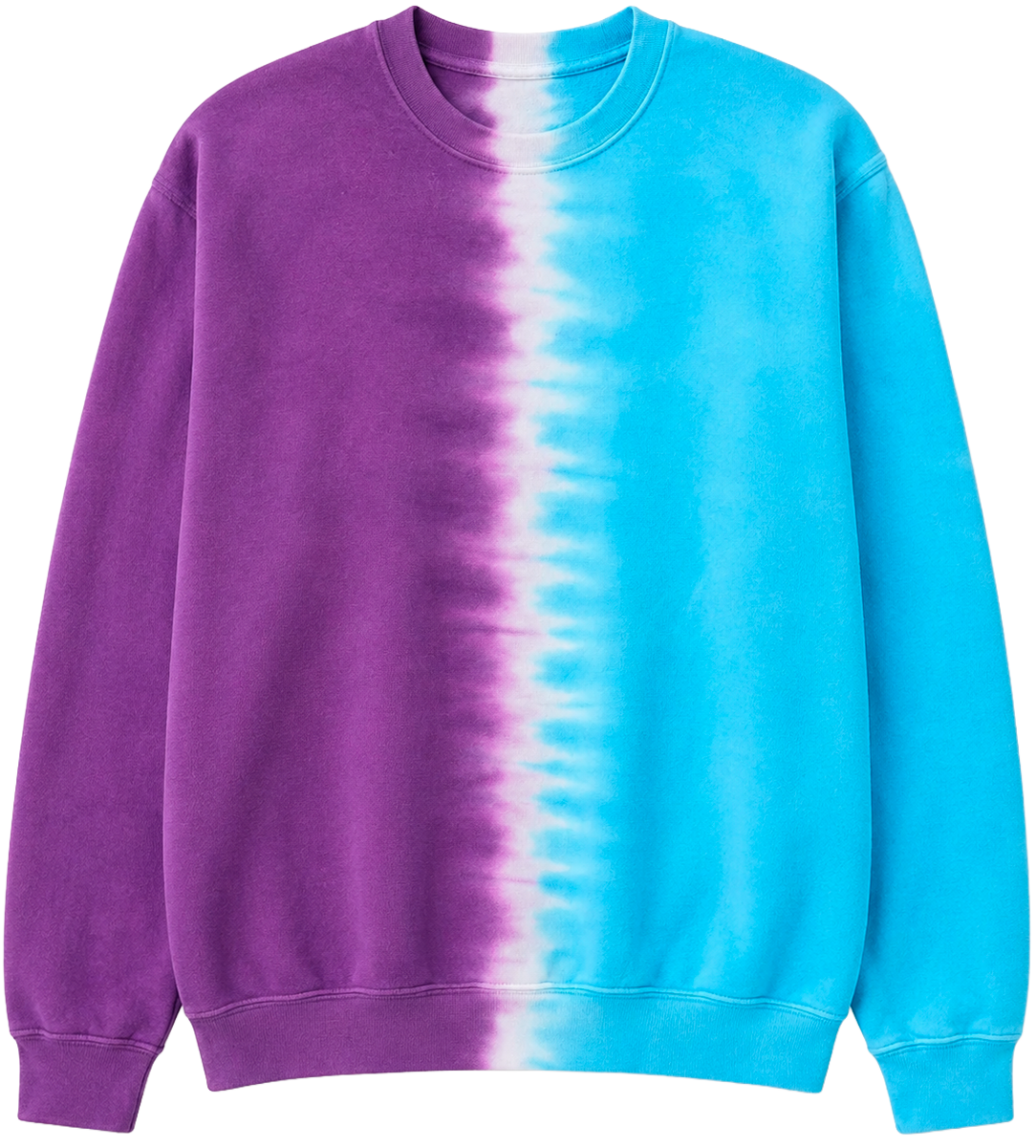 WOMENS TIE DYE CREWNECK BLANK MULTI - BLANKTJS