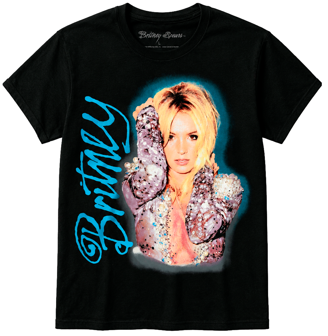 LICENSED MUSIC GRAPHIC T-SHIRT BLACK - BRITNEY SPEARS
