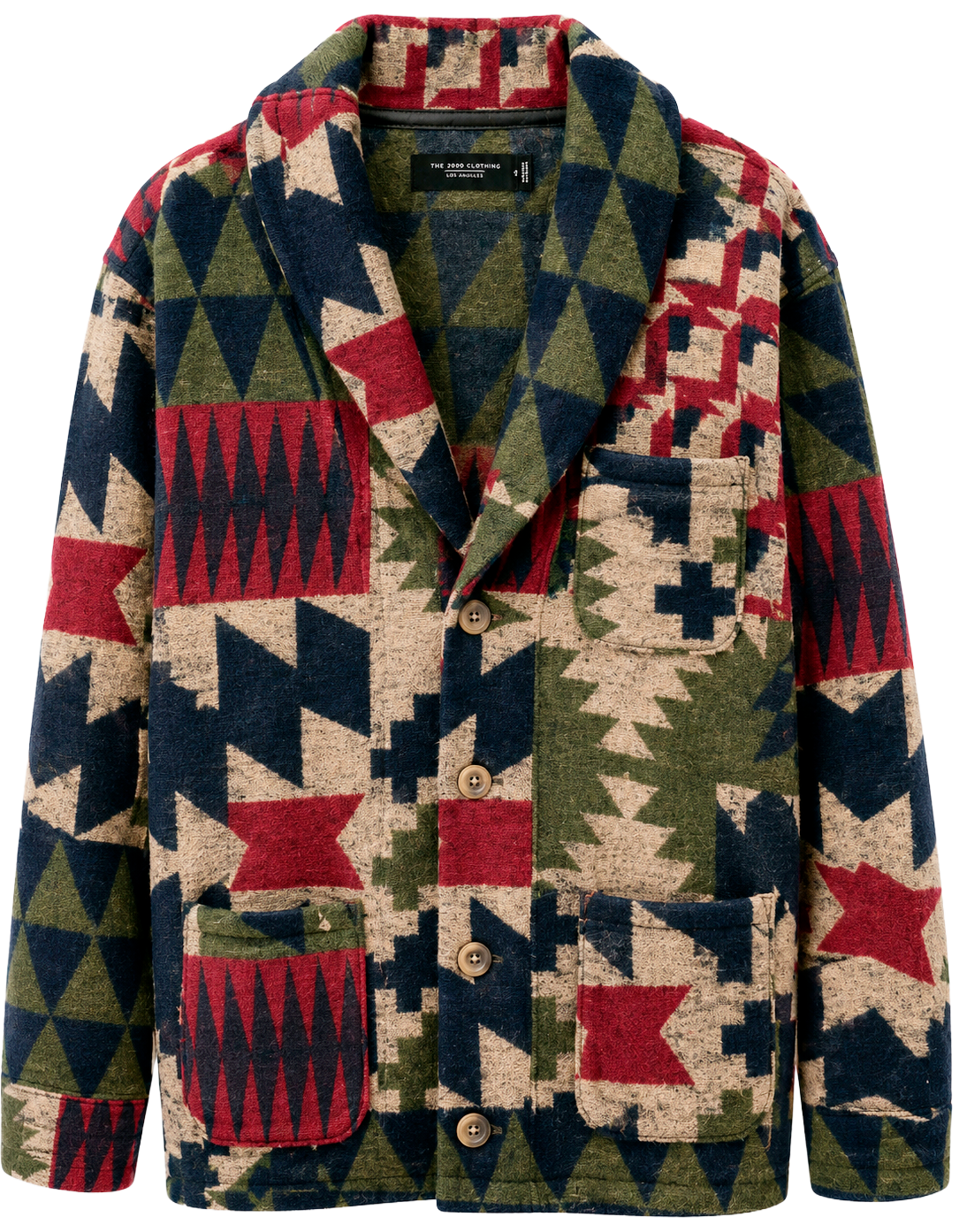 JUNK FOOD UNISEX CARDIGAN SWEATER GREEN - 12MJK607