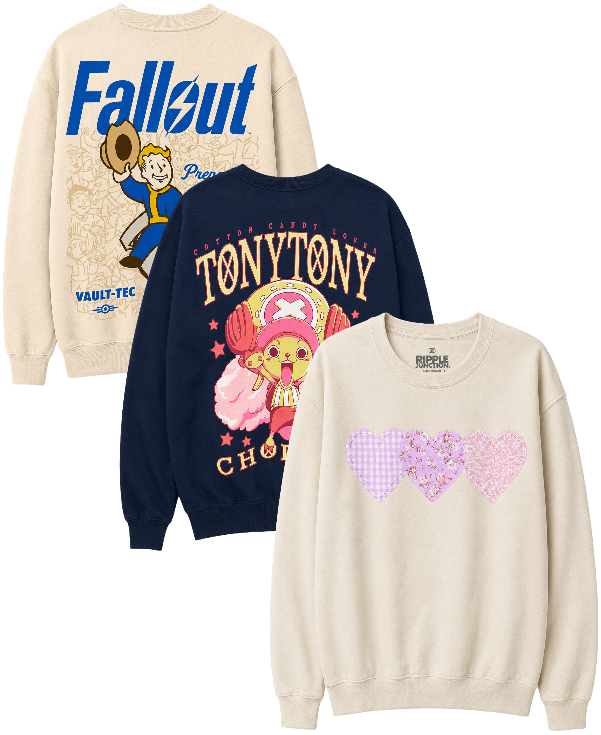 LICENSED ASSORTED GRAPHIC CREWNECK ASST - LCCNA