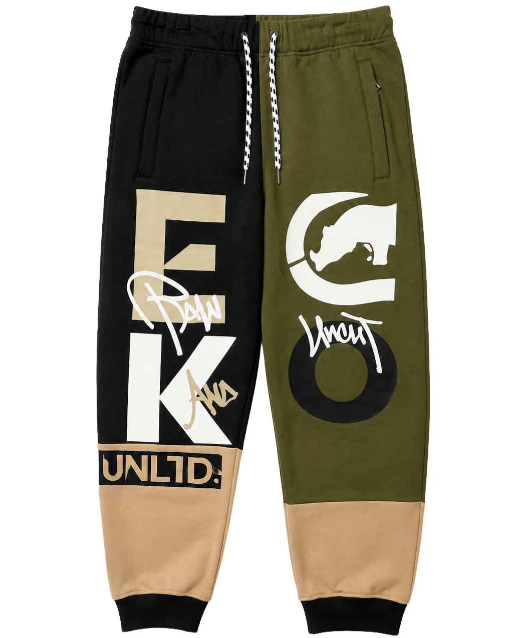 ECKO UNLTD FLEECE JOGGER PANT OLIVE - EO34G1388