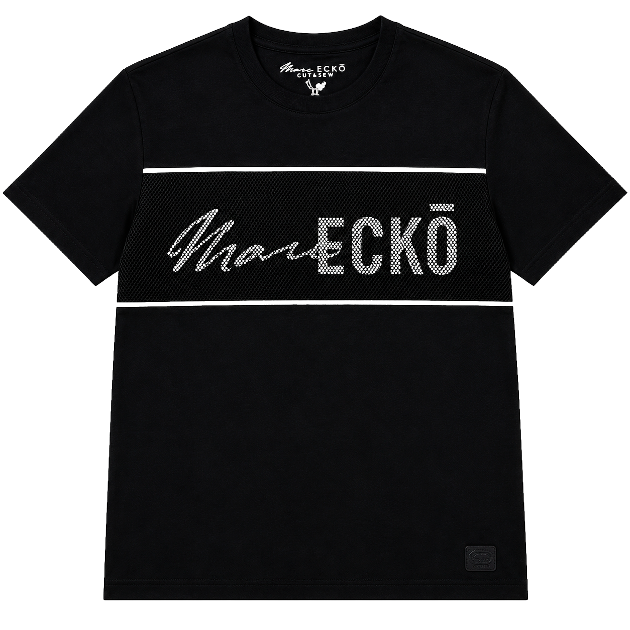 MARC ECKO SIGNATURE S/S T-SHIRT BLACK - MK8EO410S4