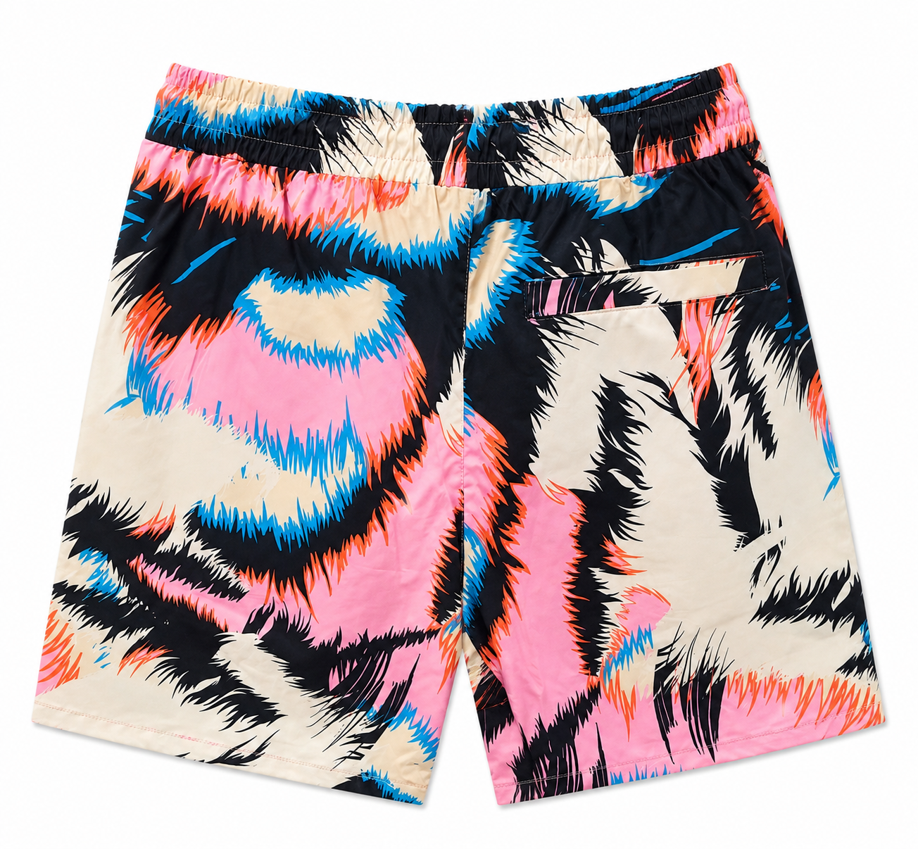 REBEL MINDS GRAPHIC BOARD SHORTS VANILLA - 141-984