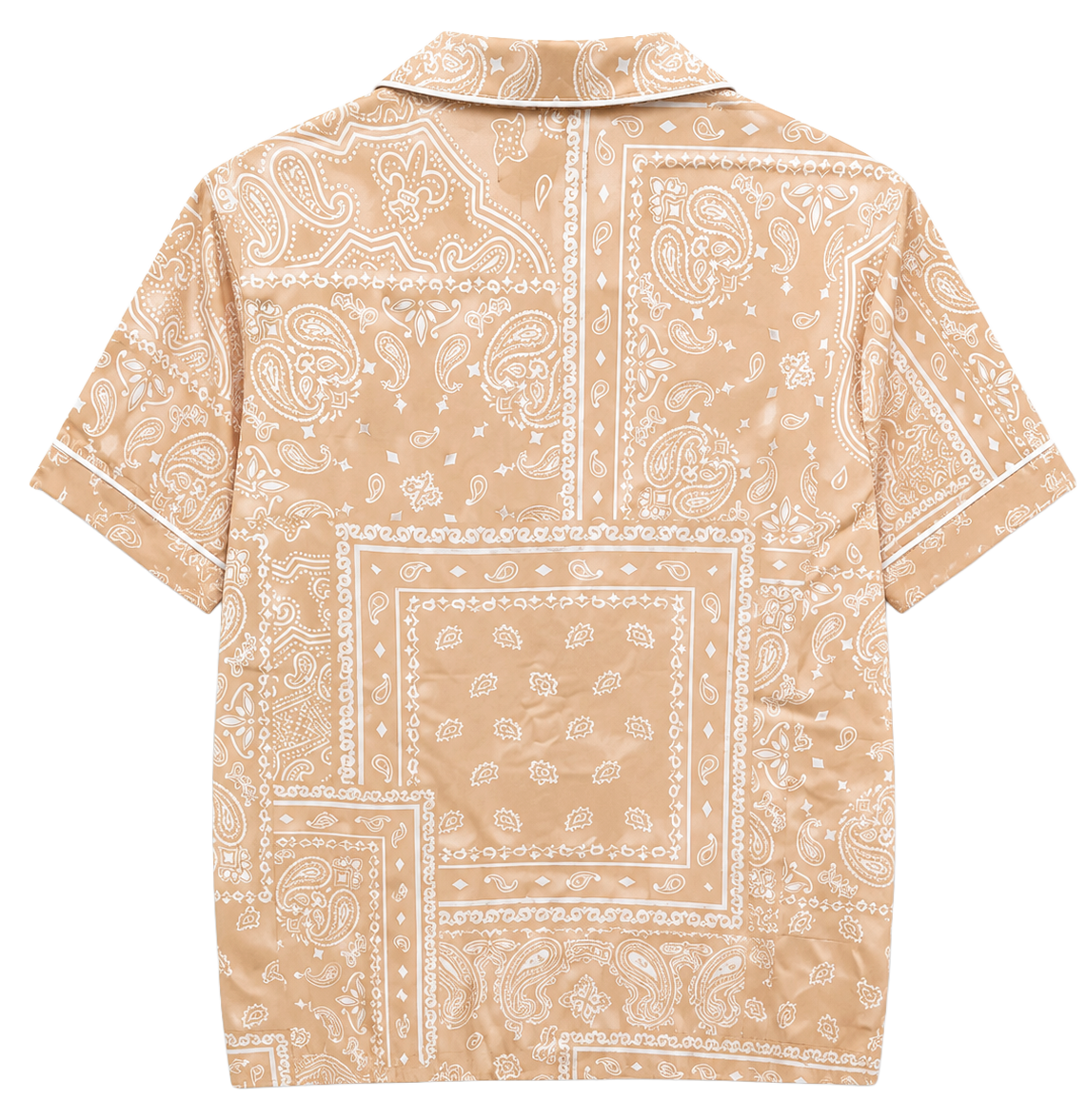 RINGSPUN S/S WOVEN B/D SHIRT BEIGE / KHAKI - 341-732