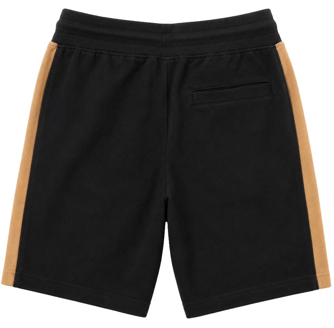 RINGSPUN BASIC SWEAT SHORTS BLACK - 341-911