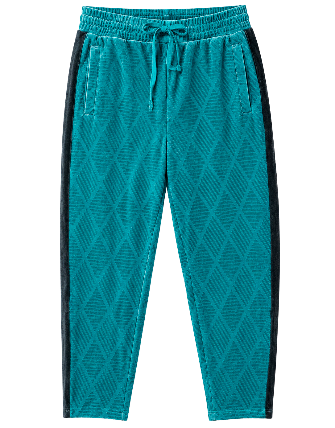RINGSPUN VELOUR LOUNGE PANTS ASH BLUE - 342-482