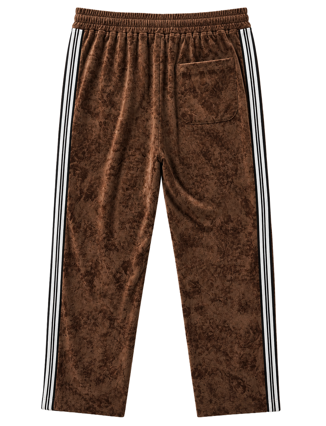 RINGSPUN FLORAL VELOUR LOUNGE PANTS TAUPE - 352-415