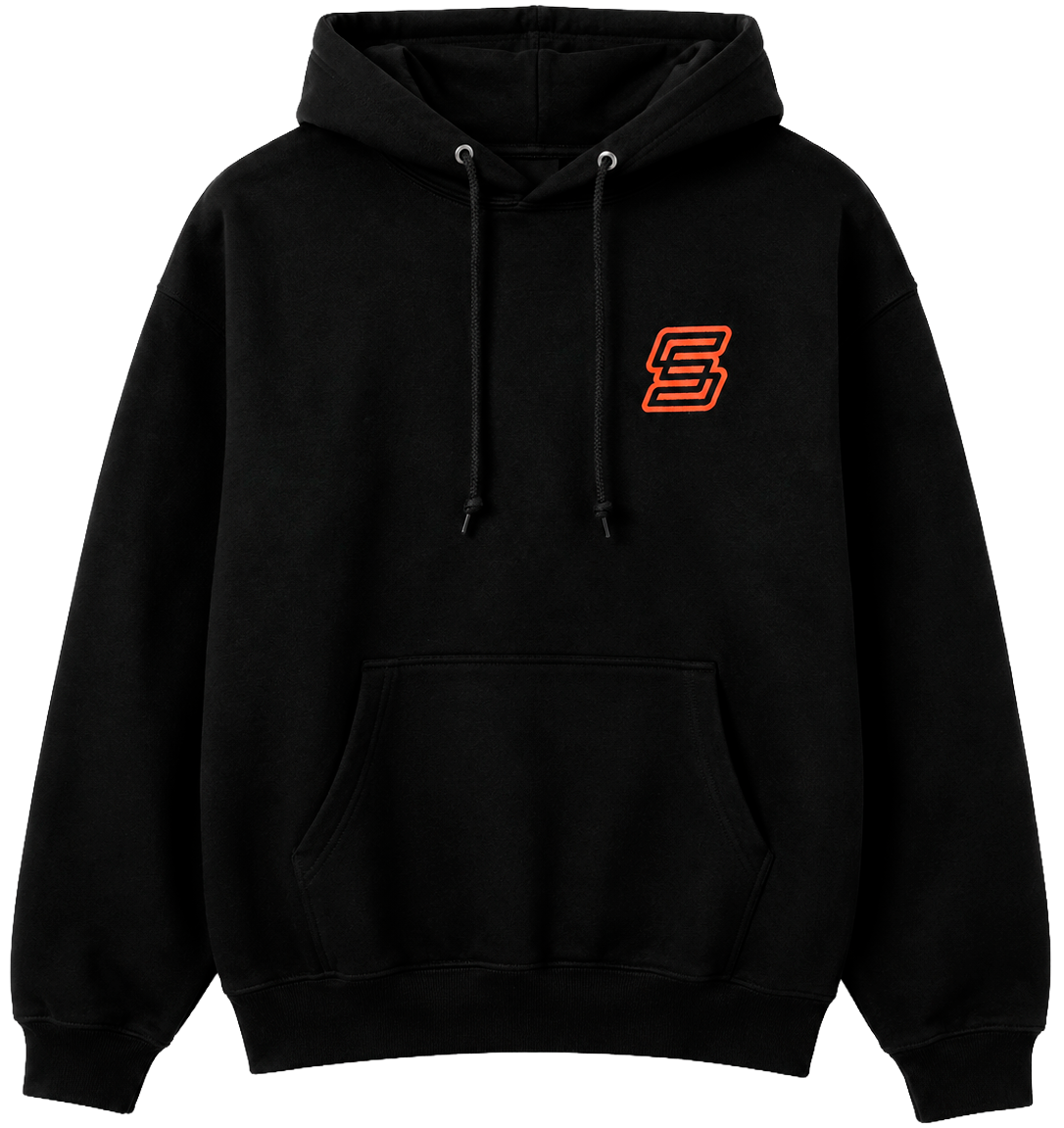 LICENSED GRAPHIC HOODIE BLACK - HD93051SWDA