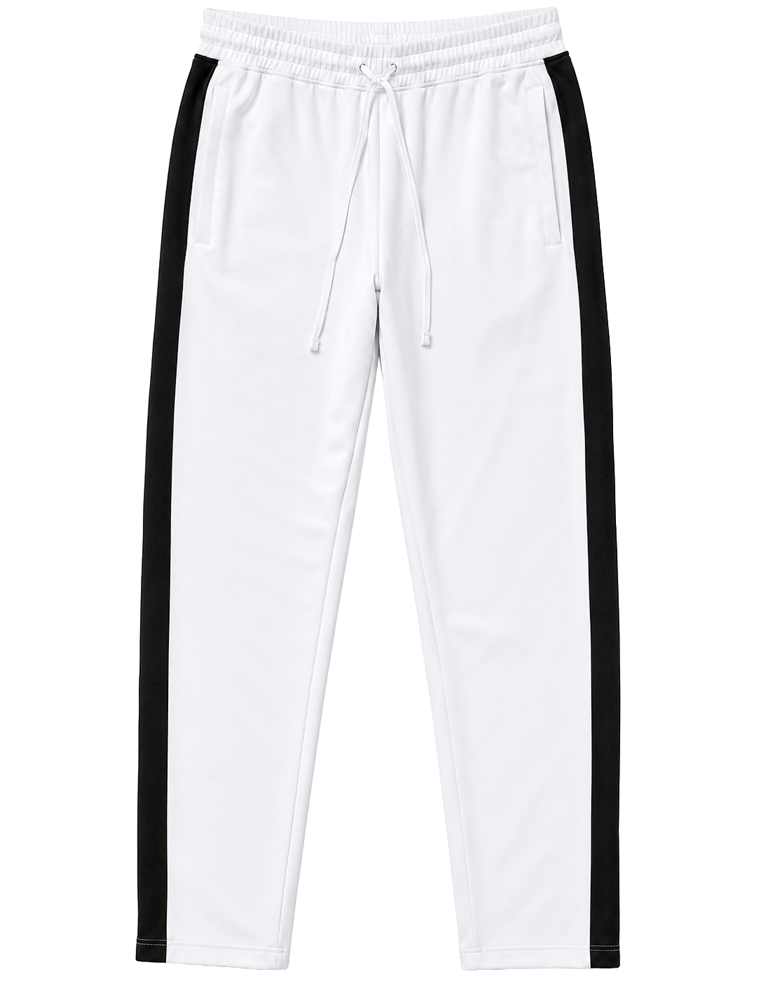 REBEL MINDS TRACK PANTS WHITE/BLACK - 100-403