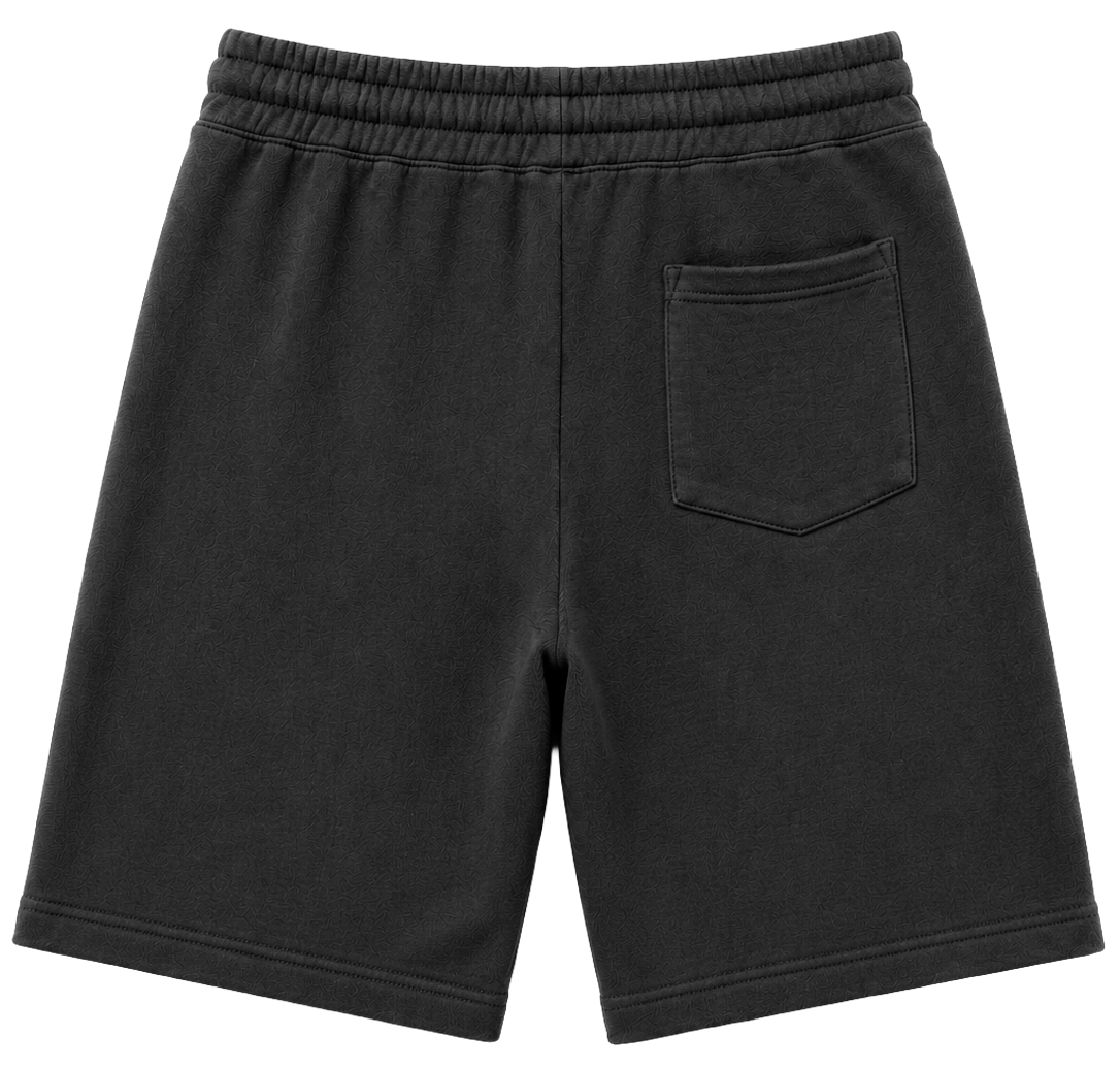 INDEPENDENT TRADING CO SWEAT SHORTS BLACK - BLANKS