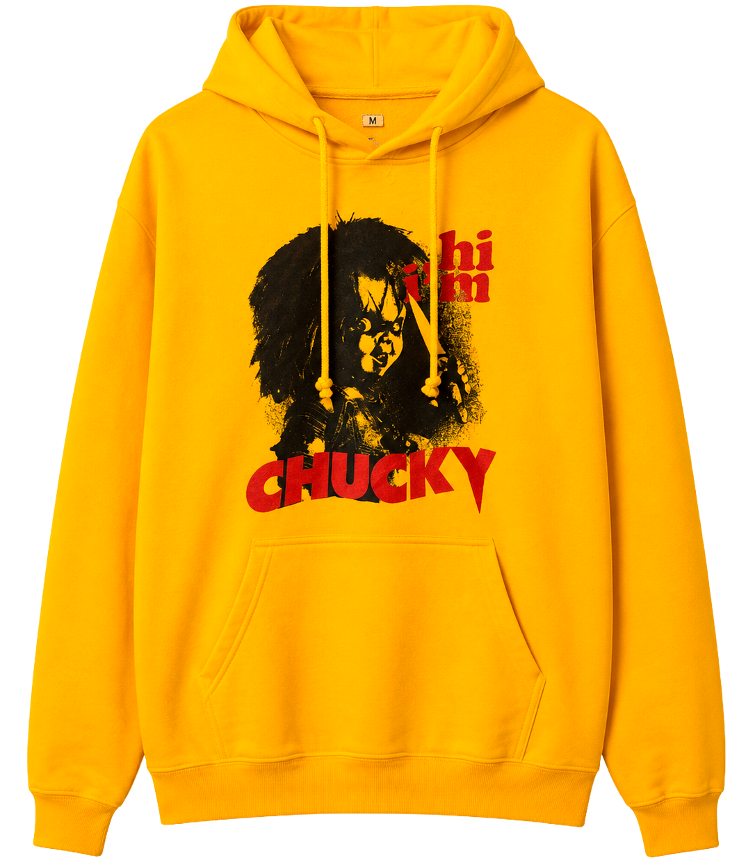 LICENSED CHUCKY MOVIE HOODIE GOLD - CYAH2574RC