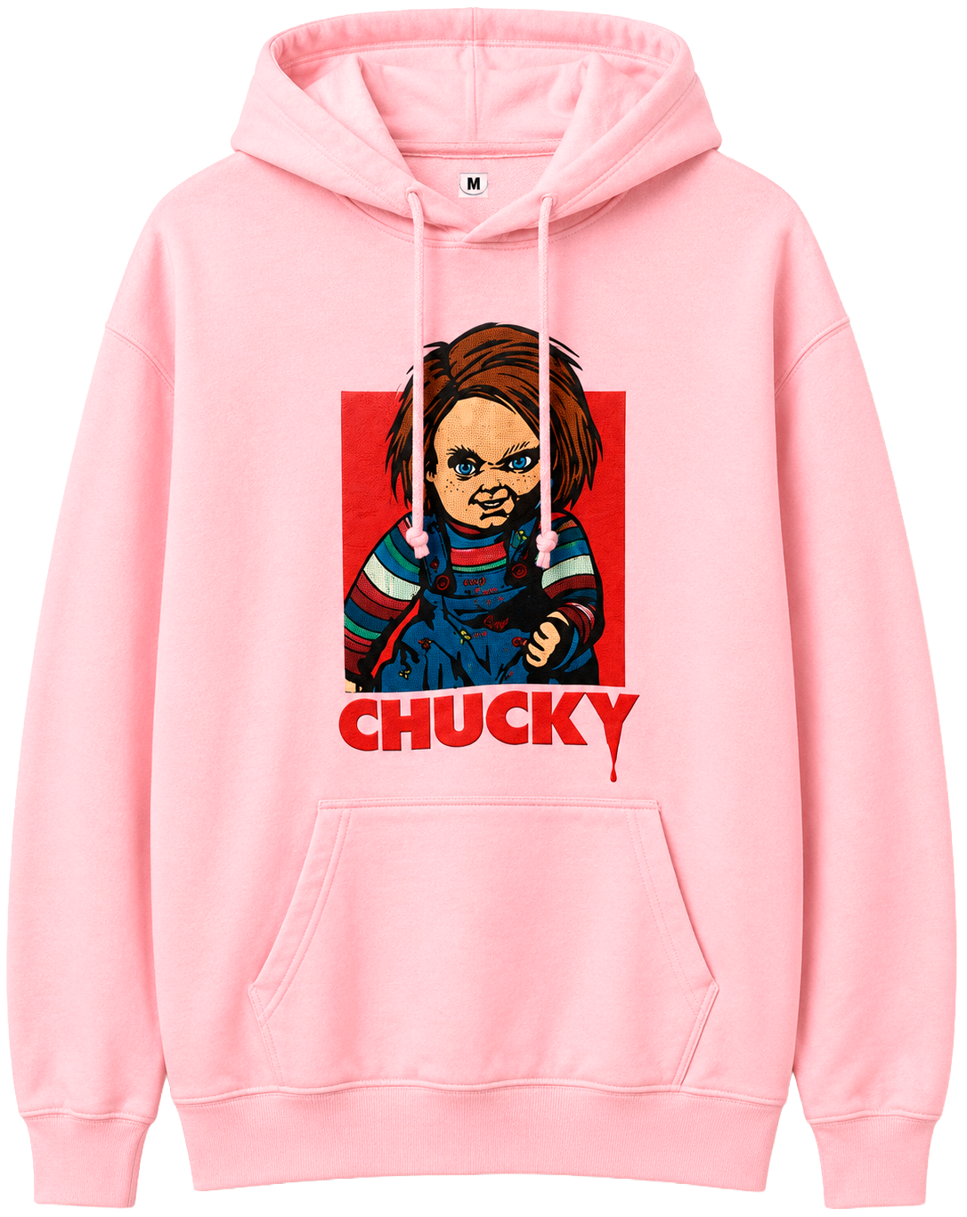 LICENSED CHUCKY MOVIE HOODIE LT PINK - CYAH2577RC