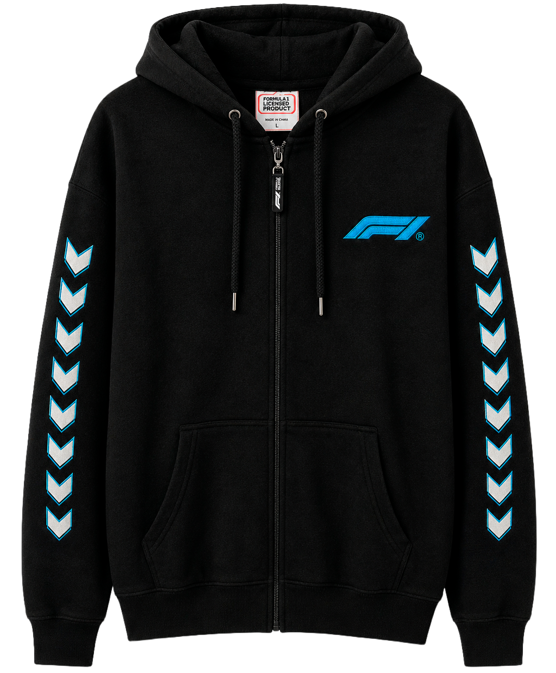 FORMULA 1 LAS VEGAS ZIP HOODIE JACKET BLACK - LVGP STREAK