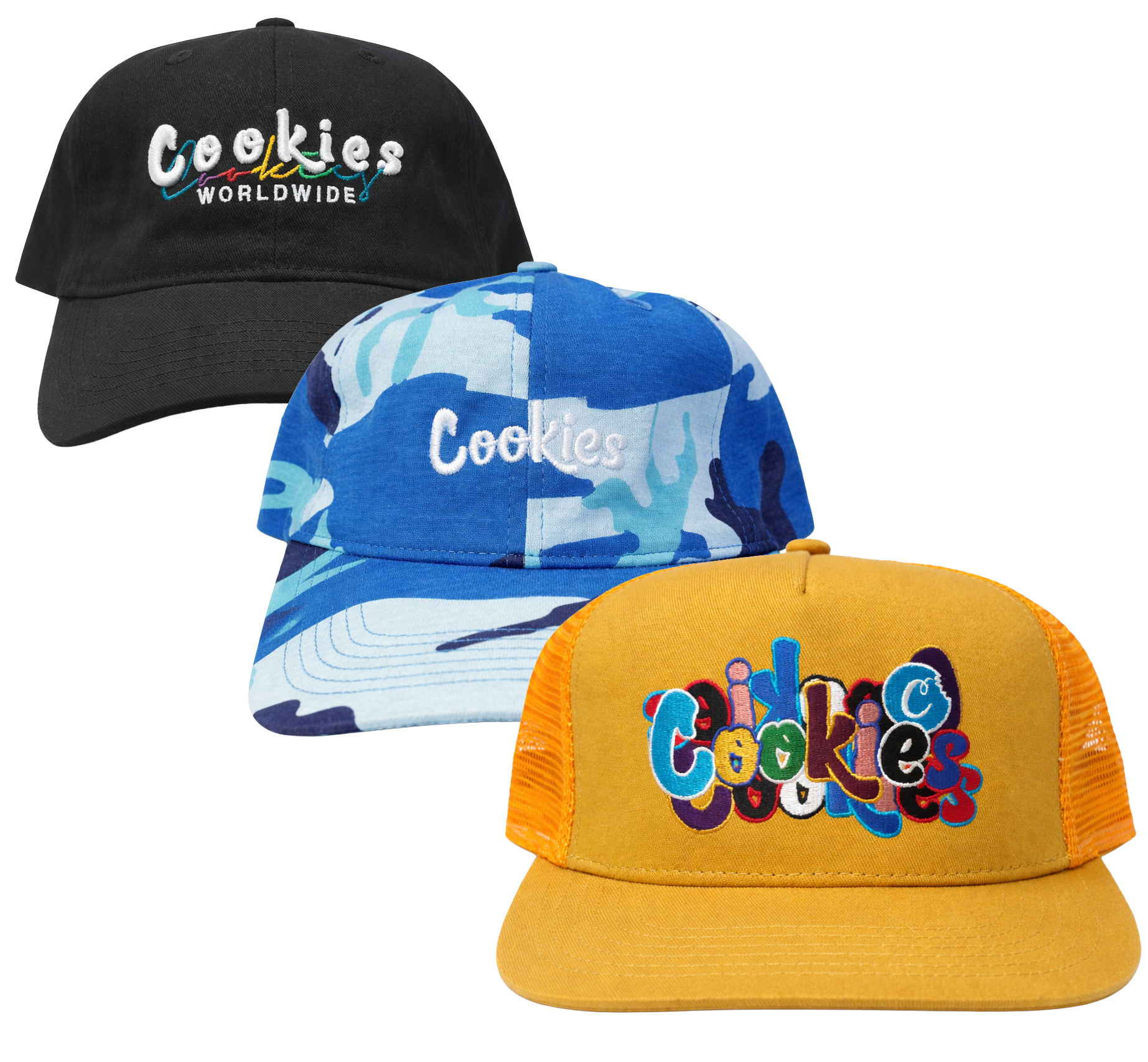 COOKIES ASSORTED SNAPBACK HATS ASST - CKEHTS