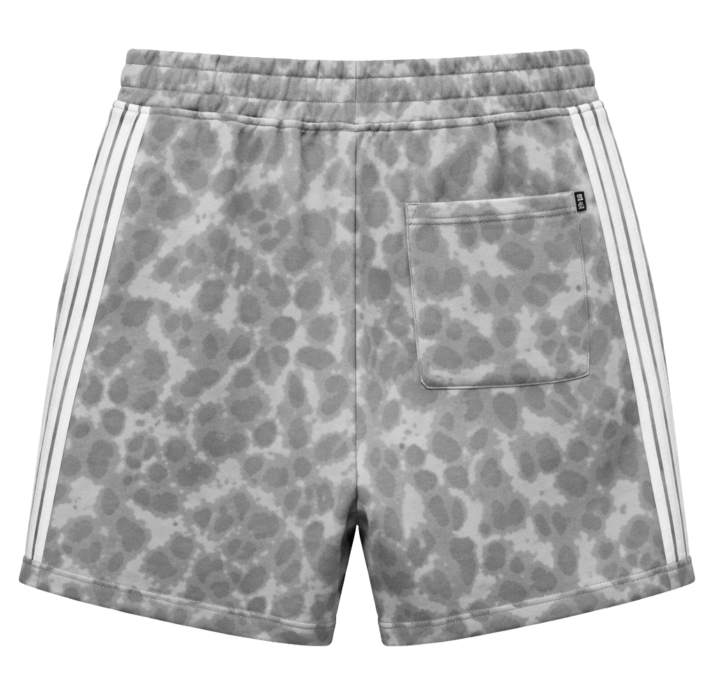 EPTM LEOPARD SWEAT SHORTS GREY - EP12139