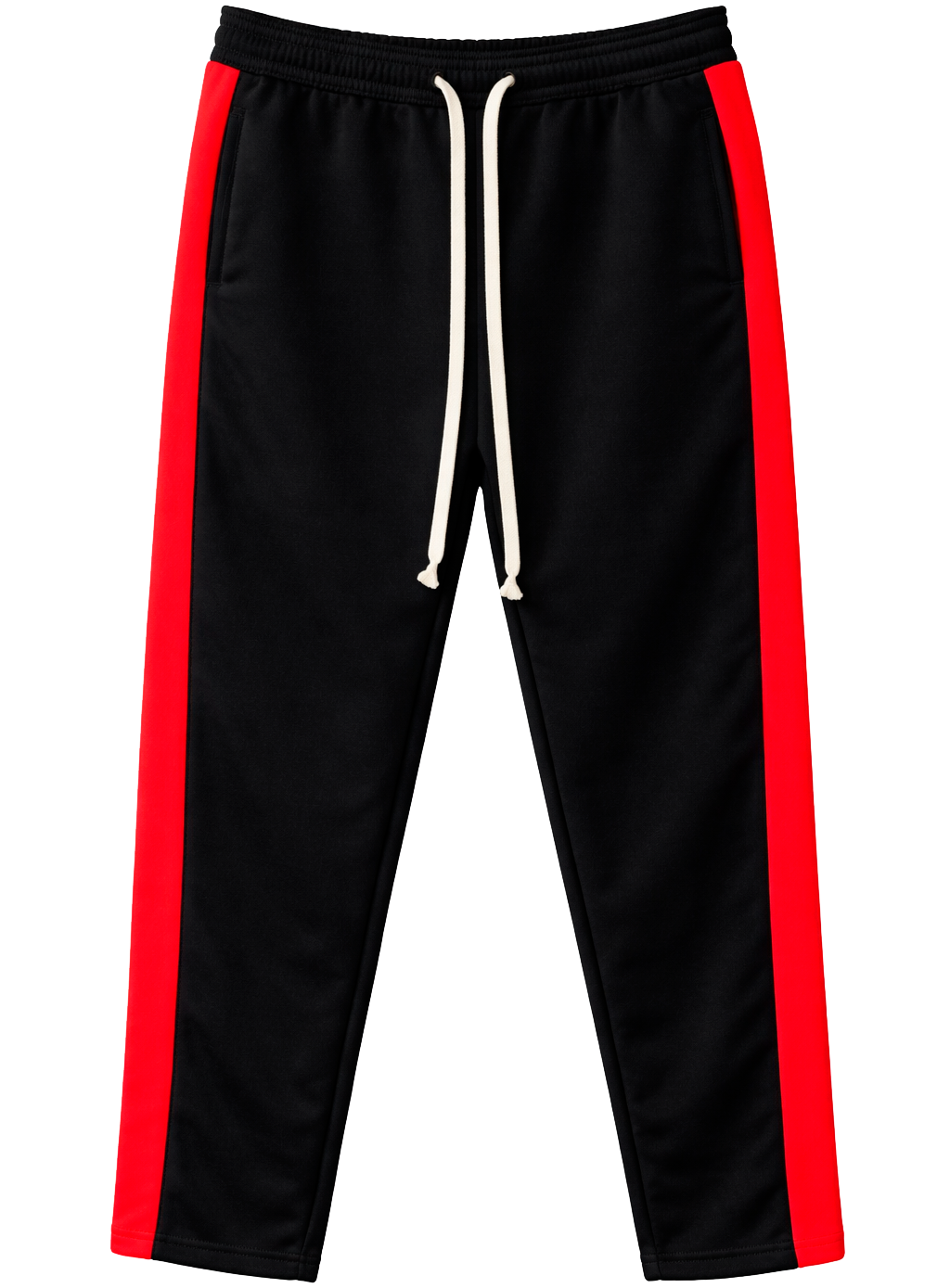 EPTM MEN'S TRACK PANTS BLACK/RED - EP7712