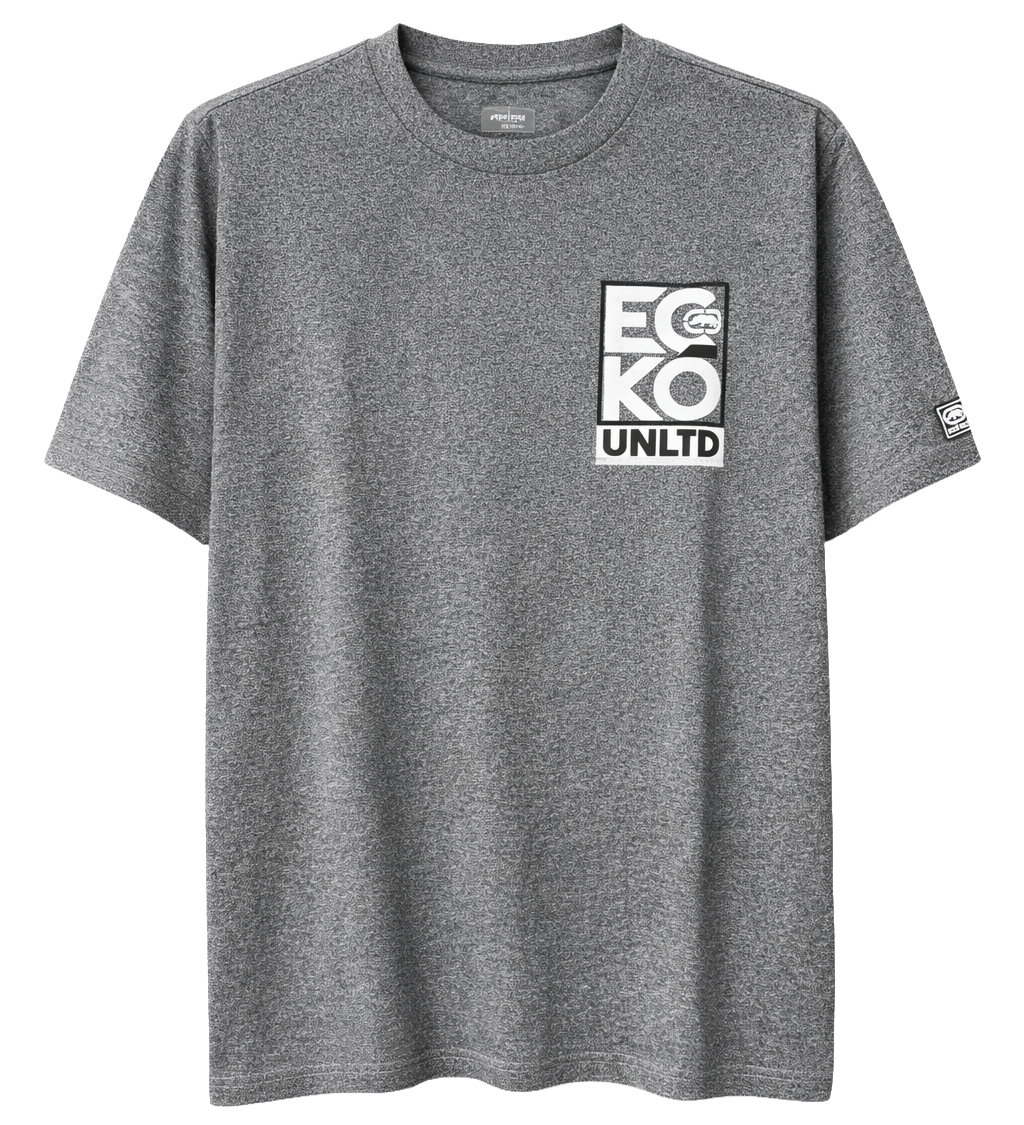 ECKO UNLTD S/S T-SHIRT GREY MARLED - EO14K1424