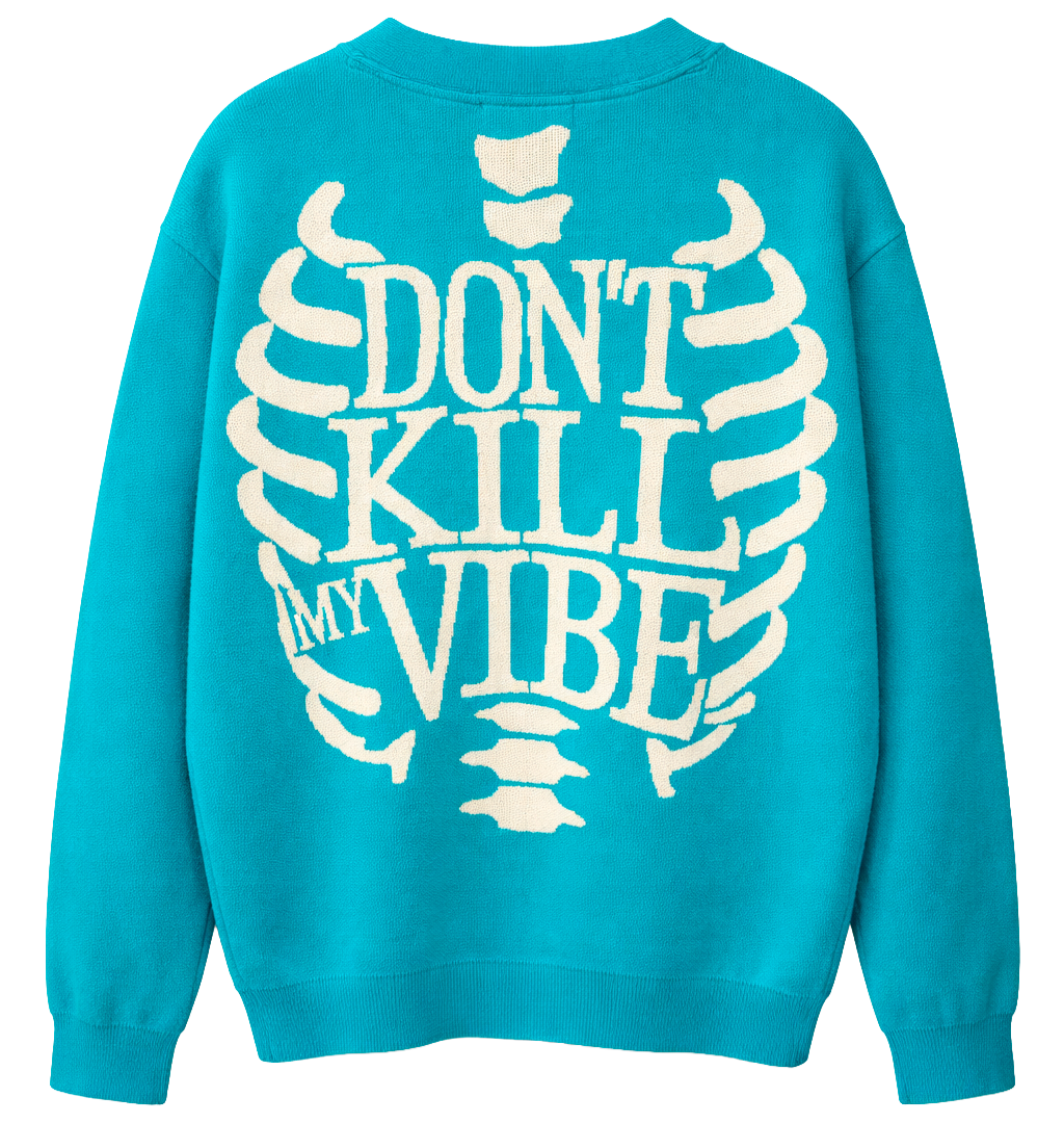 REBEL MINDS MEN'S CARDIGAN SWEATER TURQUOISE - 142-385