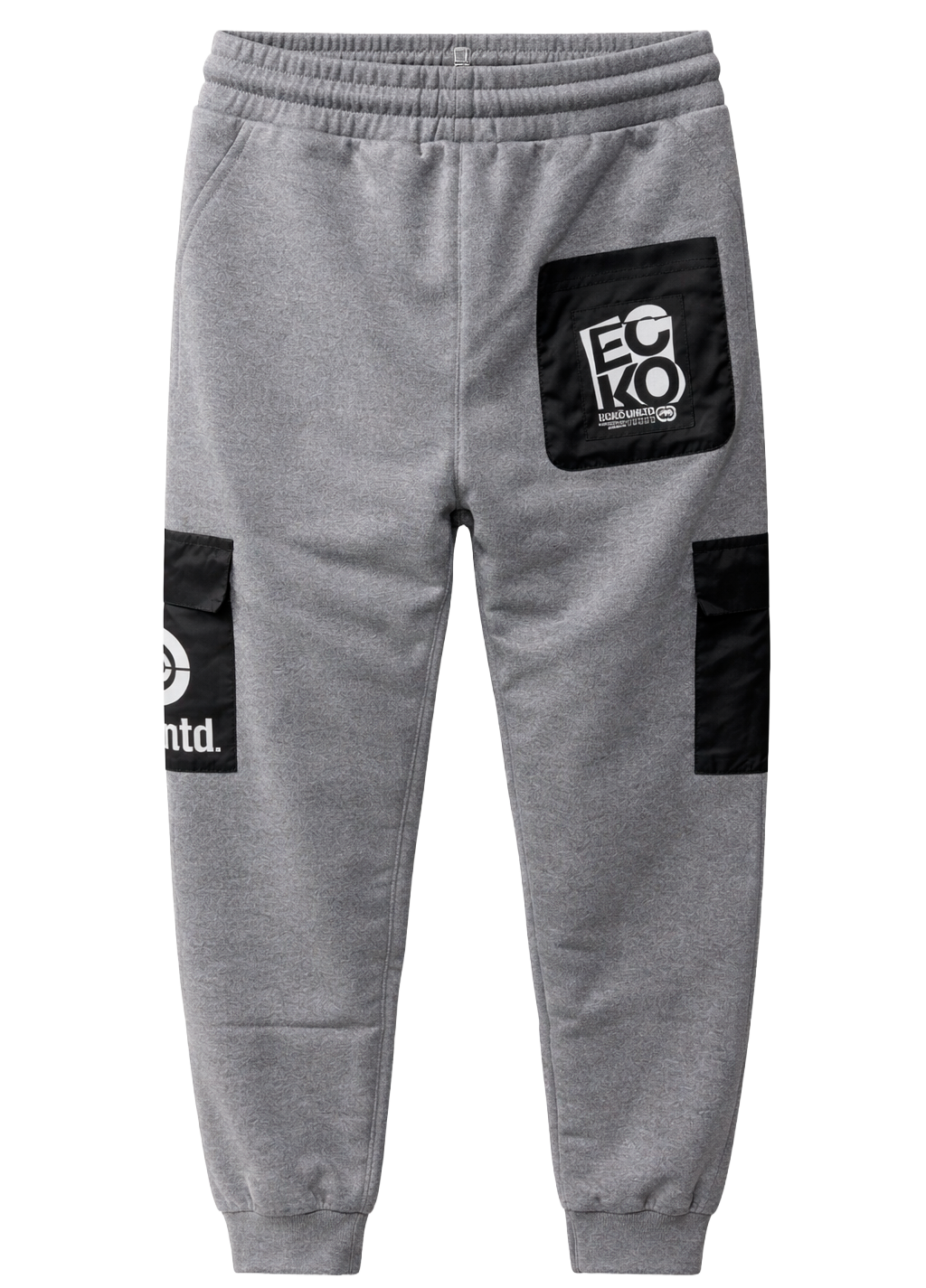 ECKO UNLTD CARGO JOGGER PANT GREY MARLED - EO34G1286