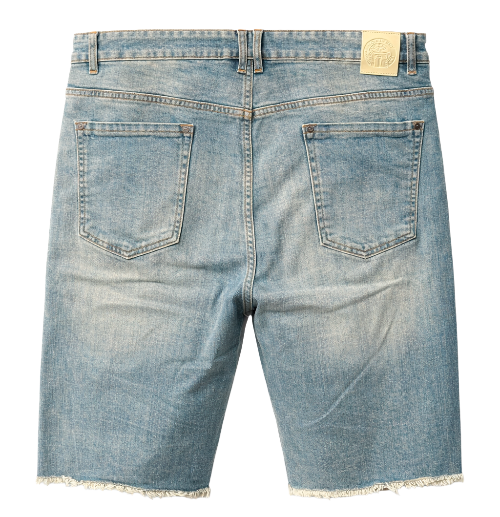 BORN FLY PLUS SIZE DENIM SHORTS TINT WASH - 2302D4666BT