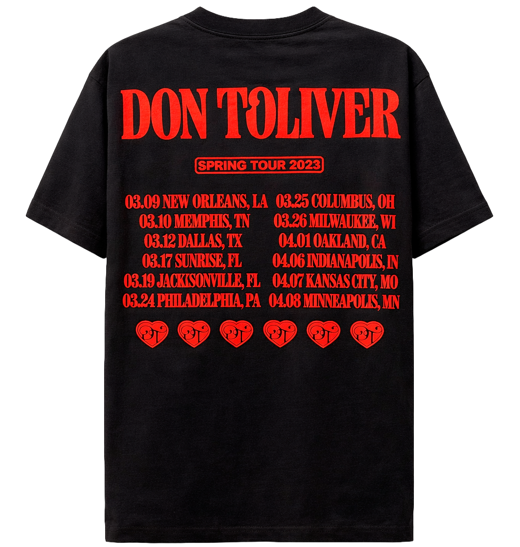 LICENSED DON TOLIVER T-SHIRT BLACK - LOVE SICK