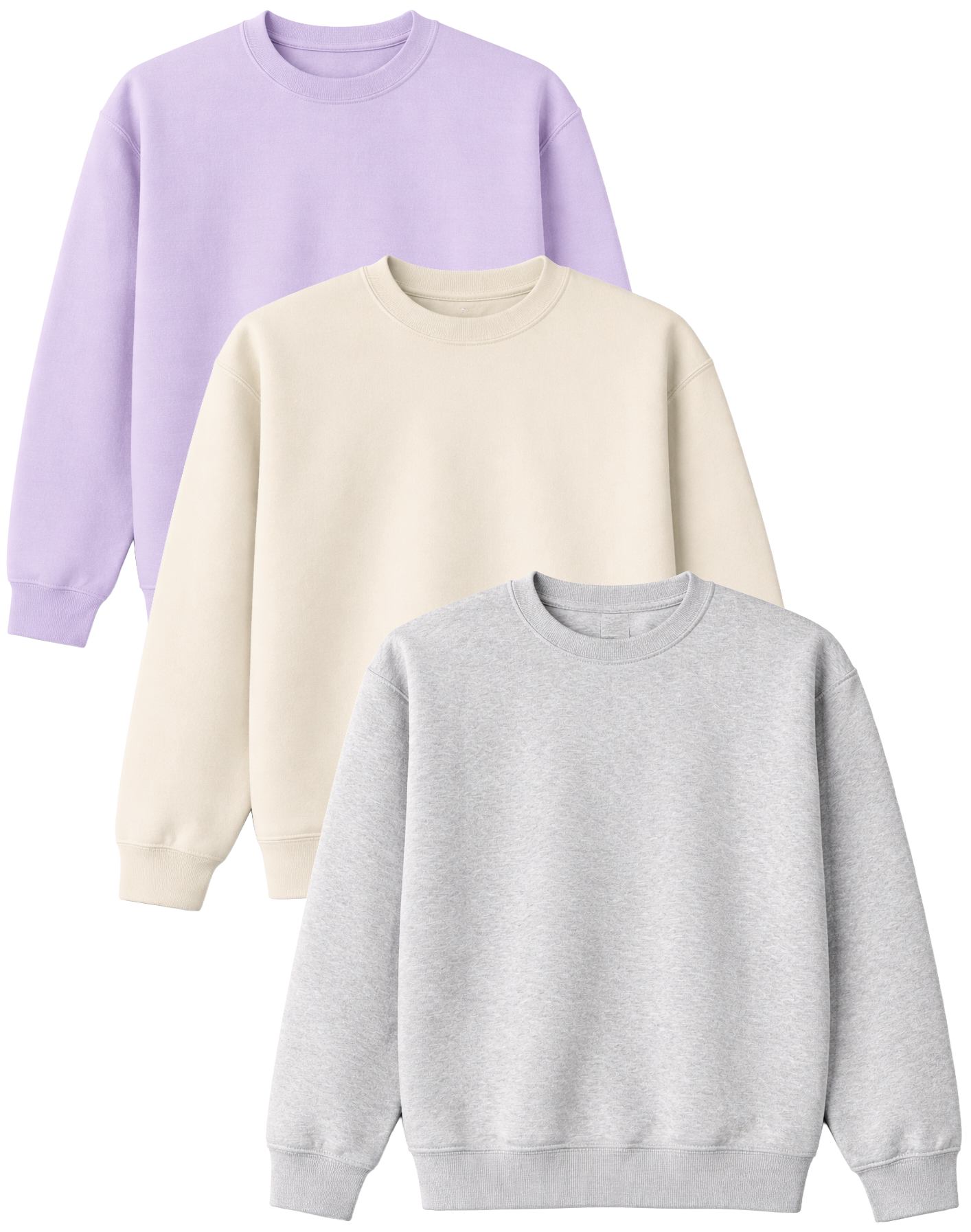 ASSORTED BLANK PREMIUM CREWNECK SWEATSHIRTS ASST - BLANKS - Steal Deal